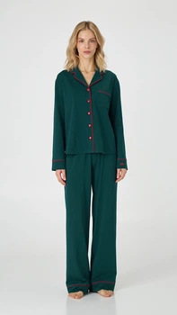 Піжама жіноча ellen elegant green lpk 5580/24/01 S зелений