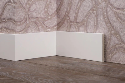 Плинтус МДФ 80×8×2500 Белый (ПФ-9/8)