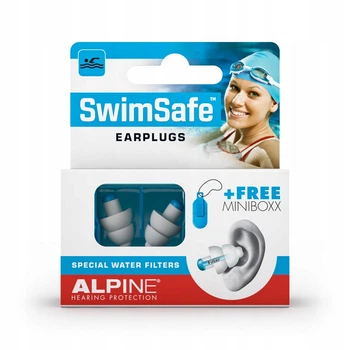 Беруши для плавания Alpine SwimSafe M с акустическими фильтрами