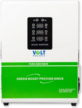 Сетевой инвертор Volt Polska Green Boost Pro 5000 Bypass 5 кВт 160-500V 1-фазный (3SR3000006) (5904100452859)