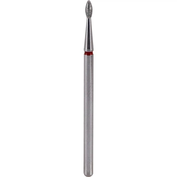 Алмазна фреза(бор) полумʼя червона 1,8x4,2mm