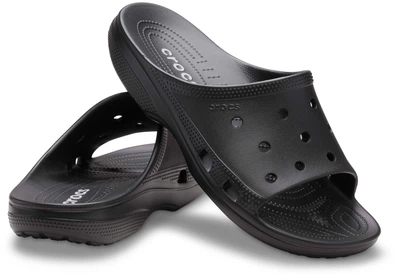 Шльопанці чоловічі Crocs Saturday Slide Black 48 (EU 50-51) чорні