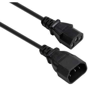 Кабель питания C13 to C14 1.8m 0.75mm2 copper Vinga (VYPCC13141875CU)