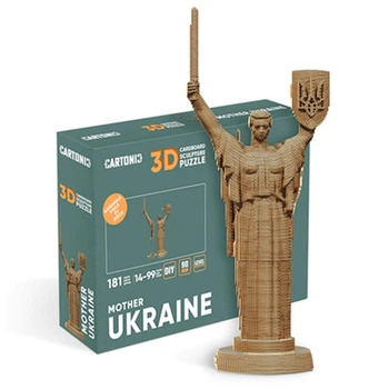 Картонний конструктор Cartonic 3D Puzzle MOTHER UKRAINE