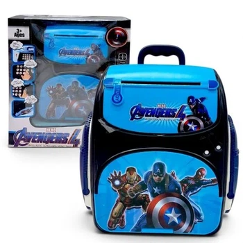 Сейф-рюкзак Avengers з підсвіткою та імітацією сканера відбитка чорний