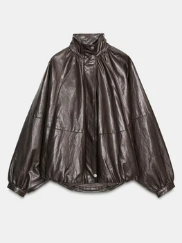 Бомбер куртка з еко шкіри розмір M Zara 2969/241/832