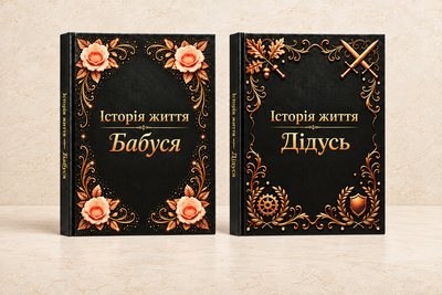 Комплект книг "Історія життя: Бабуся і Дідусь" (2 книги)