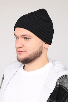 Чоловіча шапка YUKI чорний One Size ЦБ-00280611