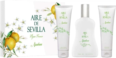 Набор для женщин Instituto Espanol Aire Sevilla Agua Fresca de Azahar Туалетная вода 100 мл + Лосьон для тела 100 мл + Гель для душа 100 мл (8411047151624)