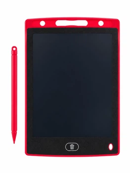 Дитячий графічний LCD планшет дошка для малювання та записів 10" + стилус червоний (50300102237)