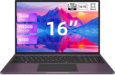 Ноутбук 16" Jumper EZbook S7 Max Intel N150 RAM 16GB eMMC 128GB + SSD 1TB Windows 11 (UKR) (102389154) - Уцінка