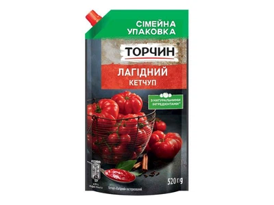 Кетчуп ТОРЧИН Лагідний 520г д/п