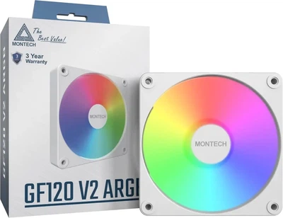 Вентилятор Montech GF120 V2 ARGB White