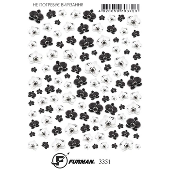 Слайдер дизайн для ногтей Furman 3351 (Арт 712)
