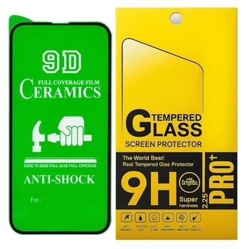 Глянцевая защитная пленка Ceramics для iPhone 16e с черной рамкой