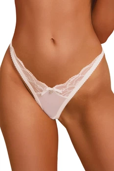 Трусики стринг Obsessive 2/3(S/M) Белый (158265)