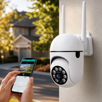 Уличная поворотная камера видеонаблюдения 2Мп, NJ PRO IP360
