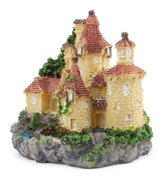 Декорация для аквариума, Happet, сказочный замок, полиэстер, 8x8x7.5 см (R013)