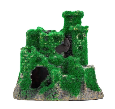 Декорация для аквариума, Happet, сказочный замок, полиэстер, 11.5x8.5x11.5 см (R010)