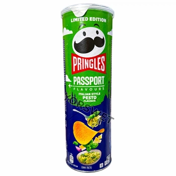 Чипси картопляні Pringles Italian Style Pesto зі смаком песто 165 г (0034)