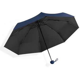 Мінізонт жіночий Lesko 190T Dark Blue кишеньковий із чохлом капсулою