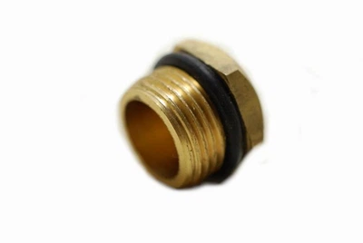 Заглушка латунная 3/8" наружная резьба 1120Б