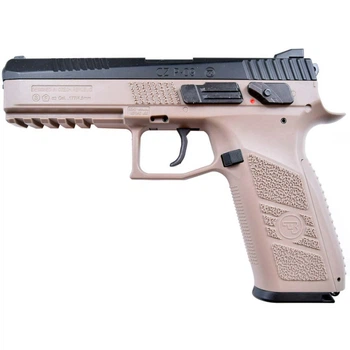 Пневматичний пістолет ASG CZ P-09 Black/FDE Blowback Pellet