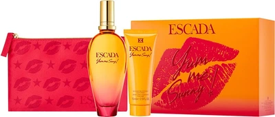 Zestaw damski Escada Yum Me Sunny Woda perfumowana 100 ml + Krem do ciała 75 ml + Kosmetyczka (3616307085311)
