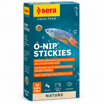 Сухий корм для риб Sera O-nip - 24 tab