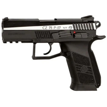 Пістолет пневматичний ASG CZ 75 P-07 Nickel Blowback