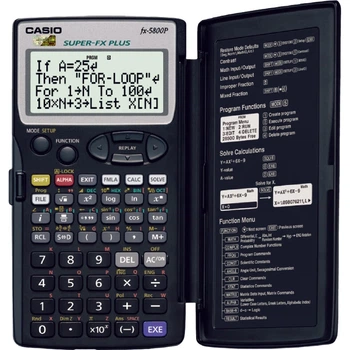Casio [Суперпопулярный] Программируемый инженерный калькулятор Casio (Casio) FX-5800P, один экземпляр