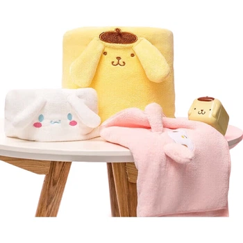 Лазневий рушник MINISO Cinnamoroll із коралового флісу, м'який, повітропроникний, швидковисихний, 140x70 см.
