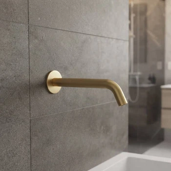 Вилив для ванни Devit Flow D119100000001BG, brushed gold