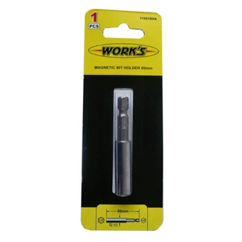 Тримач біт Work'S 1/4" х 60мм, 1шт