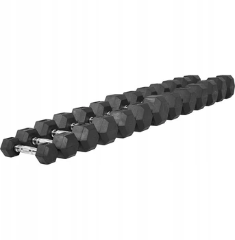 Гантелі шестигранні Gorilla Sports Hex 4-25 кг