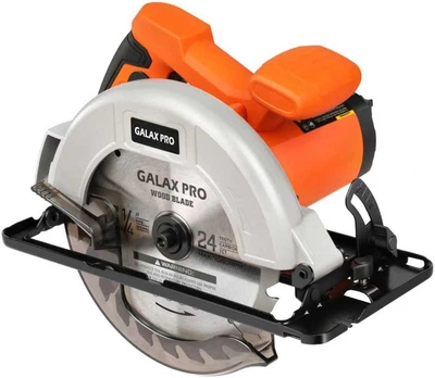 Дискова пилка GALAX PRO 1400 Вт 185 мм 6000 об/хв різ 62 мм циркулярна пила від мережі