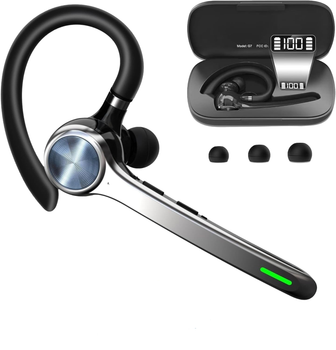 Беспроводная гарнитура Bluetooth HEIBAS с микрофоном для работы
