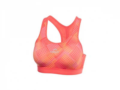 Спортивный топ борцовка для женщины Crivit LYCRA® 494315 M Коралловый