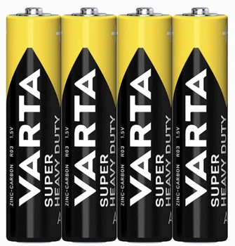 Батарейка Varta SUPER HEAVY DUTY AAA FOL 4 шт (4008496993055)