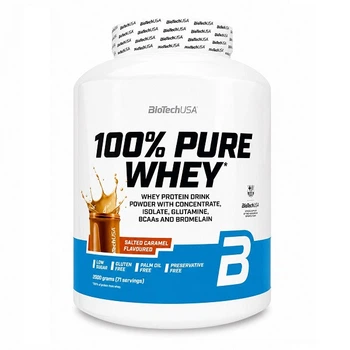 Протеин BioTech USA 100% PURE WHEY 2кг Вкус Соленая Карамель