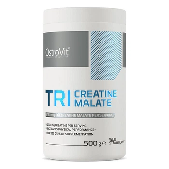 Креатин OstroVit Tri Creatine Malate 500 грамм Вкус Дикая клубника