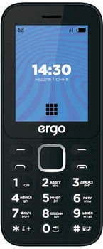 Мобильный телефон ERGO Energy E241 Red (7221438)