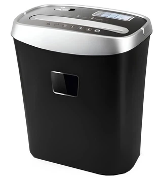 Знищувач документів shredMARK 1015C з перехресним різанням 5×38 мм, рівнем секретності P-3 та кошиком 15 л