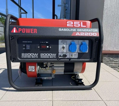 Двопаливний генератор A-iPower A2200 Dual Fuel (Бензин/Газ) — 2.2 кВт Мідь 45 кг