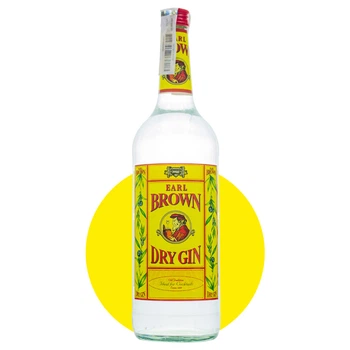 Джин Ерл Браун Драй Джин/Earl Brown Dry Gin 1 л, 37,5%
