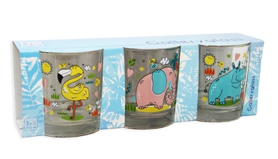 Набор стаканов Galleryglass Chile Зоопарк 250 мл х 3 шт (86005472)