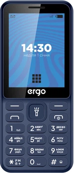 Мобильный телефон ERGO E284 DualSim Blue (7231988)
