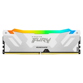 Модуль пам'яті для комп'ютера Kingston Fury (ex.HyperX) DDR5 16GB 7200 MHz Renegade RGB White XMP (KF572C38RWA-16)