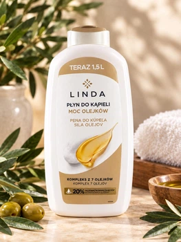 Гель-піна для душу Linda Moc Olejków «Сила олій», 1.5 л
