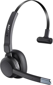 Bluetooth-гарнитура V5.2 LEVN с микрофоном и шумоподавлением Multipoint для работы из дома/мобильного телефона/ПК
